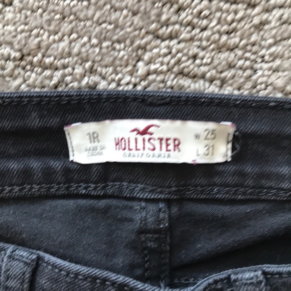 Hollister black jeans w 25 , L 31 - Picture 2 of 2